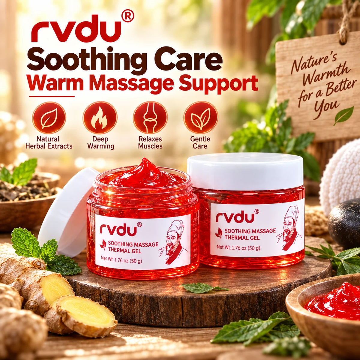 BUY 1 GET 1 FREE Wood Warm Joint Pain Relief Gel