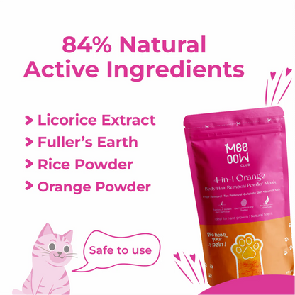 Meeow Hair Removal Wax Powder Mask
