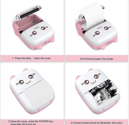 Portable Mini Bluetooth WiFi Printer