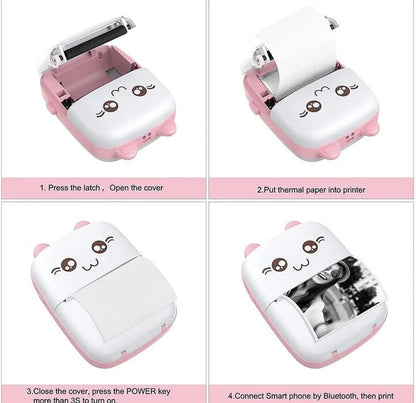 Portable Mini Bluetooth WiFi Printer