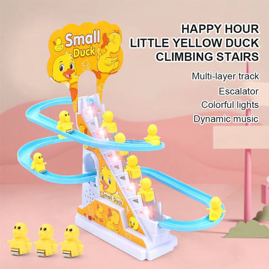 Duck Slide Toy Set With Lights And Music